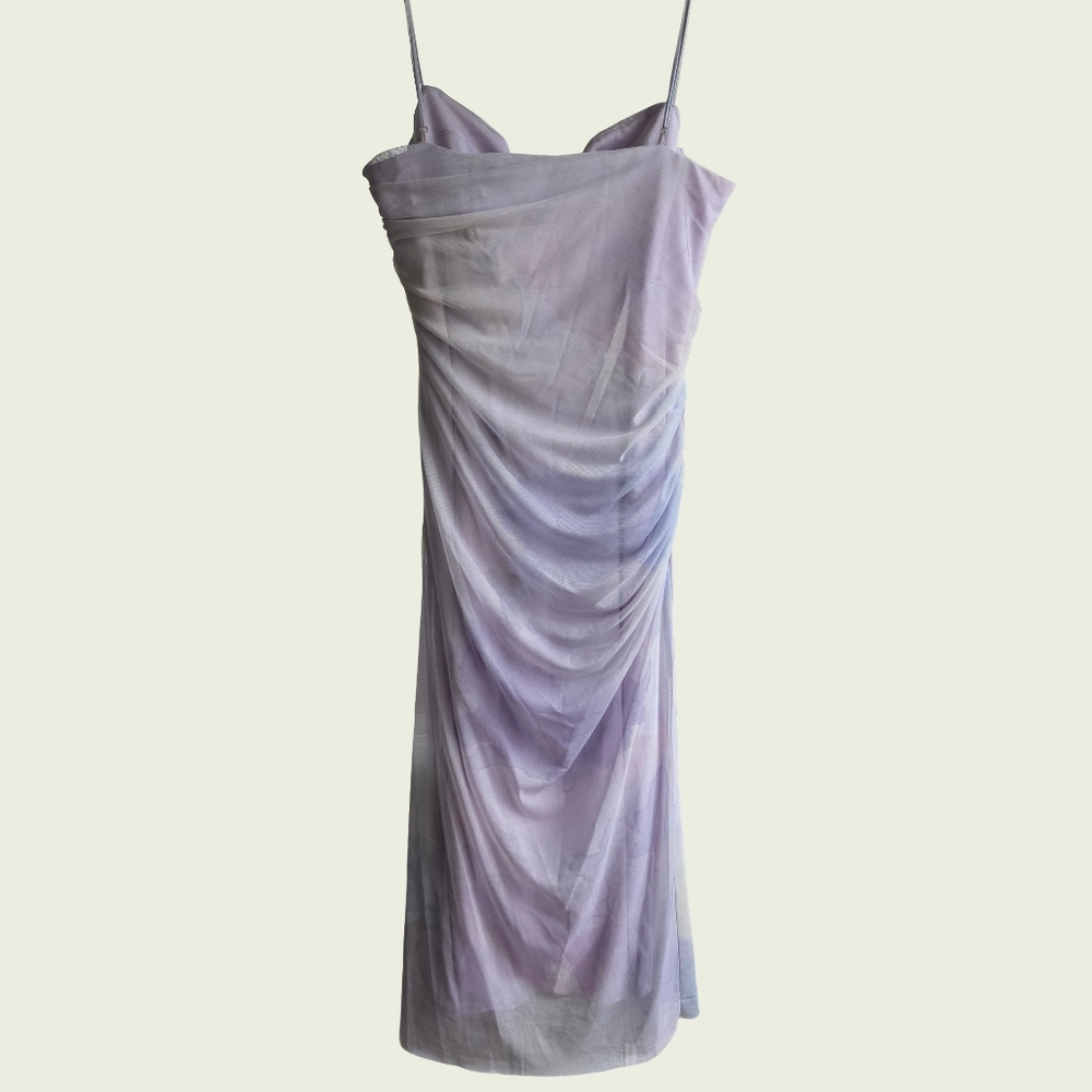 Zara Lavender Midi Dress - Picture 2 of 9